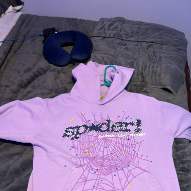 Spider Acai purple hoodie
