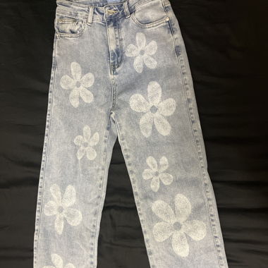 Ruby Blumenmuster Jeans