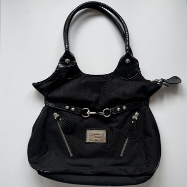 Black Gussaci Shoulder Bag
