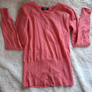 Maglione fine rosa E.DIVA
