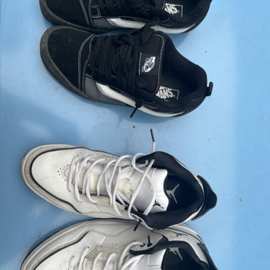 Vans knu school and jordans