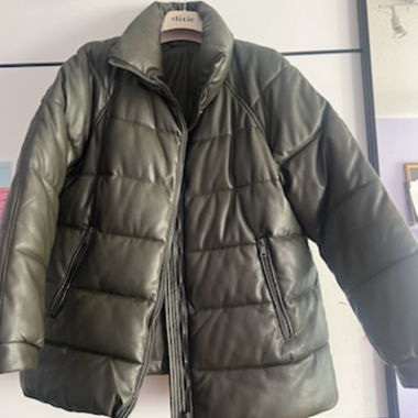 Green oversized jacket 