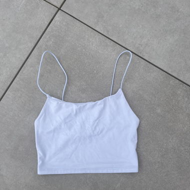 Crop top bleu clair 