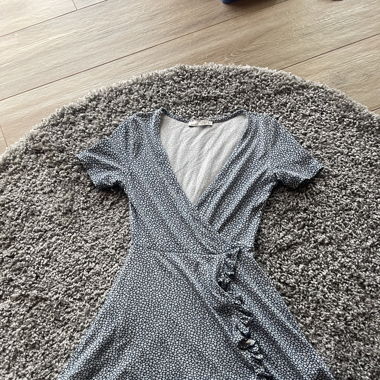 Robe courte fleurs 