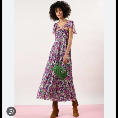Pink* Blumen Kleid