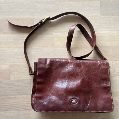 Braune Ledertasche von the Bridge 