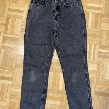 Jeans Sezane brut sexy gris moyen taille 27
