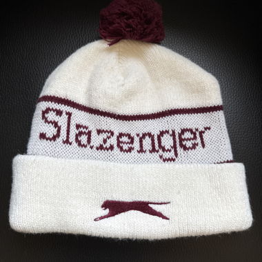 Berretto Slazenger bianco e bordeaux