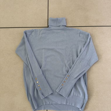 Maglione ZARA a Collo Alto Blu