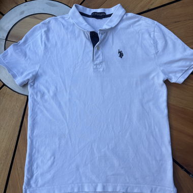 U.S ASSN White Polo Shirt