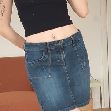 Vintage Jeansrock