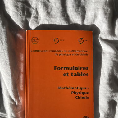 Formulaire et tables 