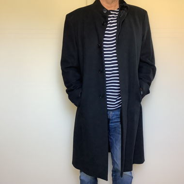 Manteau long homme Zara noir