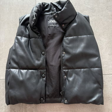 Gilet matelassé noir ZARA