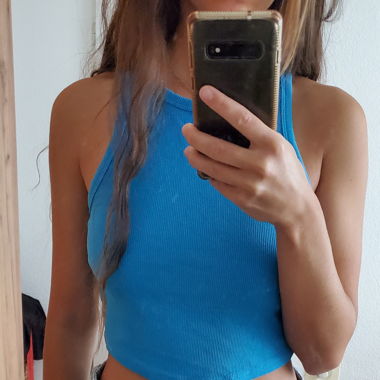 Top bleu