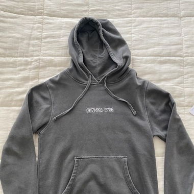 Pull à capuche gris Nine One Seven taille S