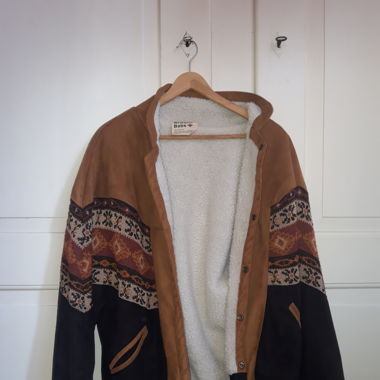 Vintage Aztec Winterjacke