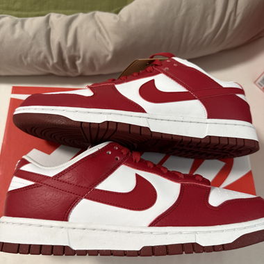 Nike Dunk Low Rot/Weiss Sneaker 