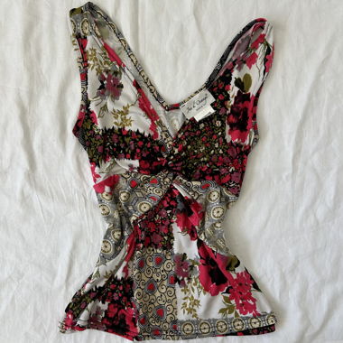 Vintage summer top size S made in France