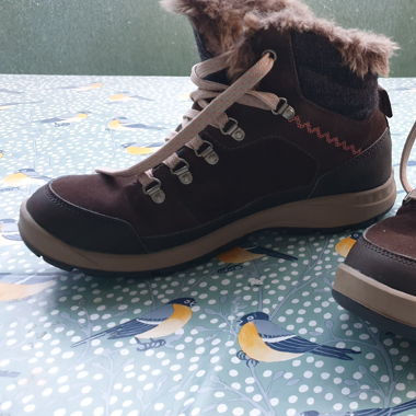 Unisex Winterstiefel braun gefüttert