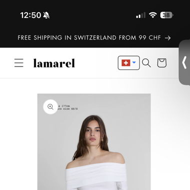 lamarel draped top