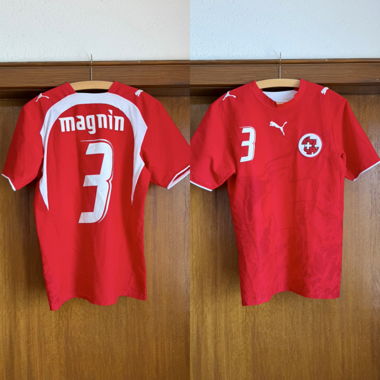 Original Schweizer Nati Trikot Magnin #3, WM 2006