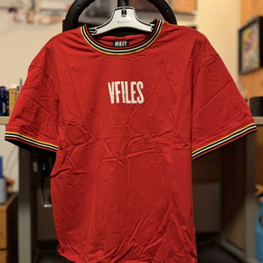 T-shirt rosso VFILES