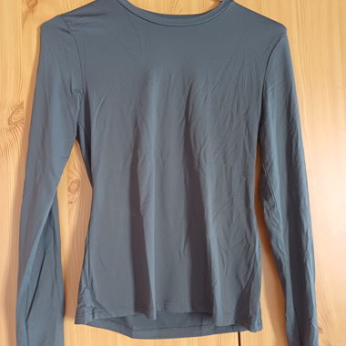 Graues langarm top