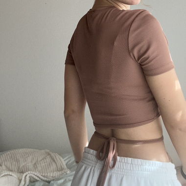 Crop-Top zum schnüren