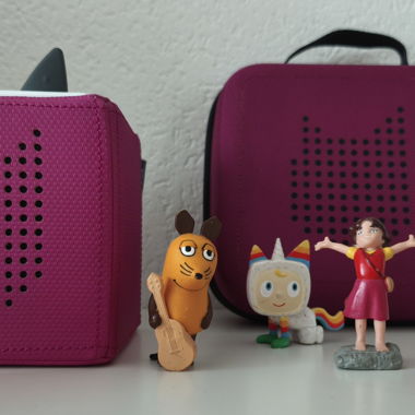 Toniebox Hörbox mit 5 Figuren und Tasche