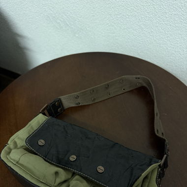 green guess bag