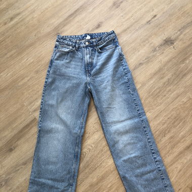 Wide/Denim high waist jeans 