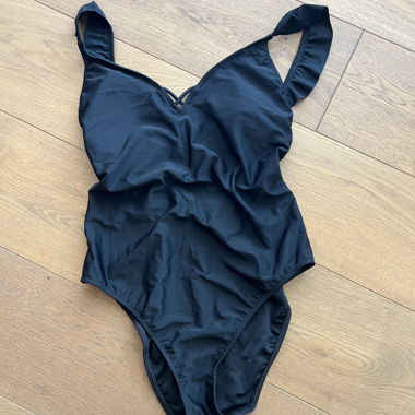 Hollister Badeanzug Schwarz M