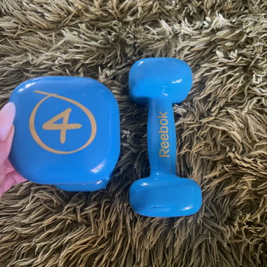 Haltères Reebok 2 x 4 kg