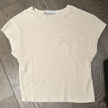 Top crop Zara beige