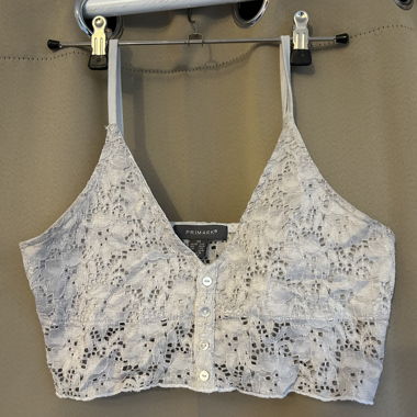 Short white top