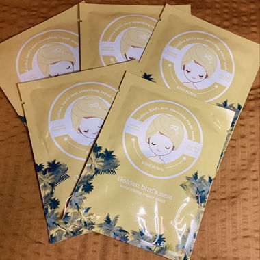 Face Mask - Golden Bird’s Nest x5