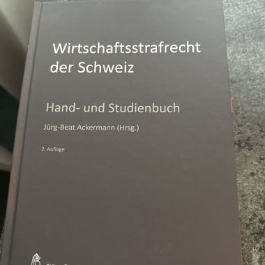 Economic Criminal Law of Switzerland