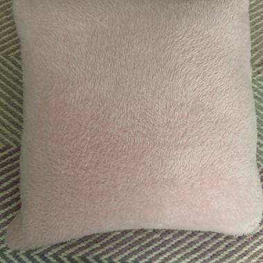 Pinkes kleines flausch Kissen