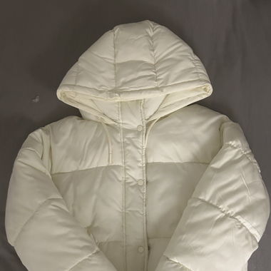 PULL&BEAR HOODED PUFFER JACKET 