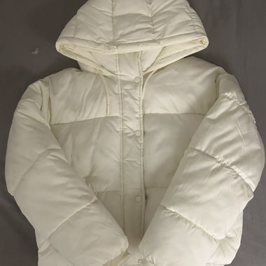 PULL&BEAR HOODED PUFFER JACKET 