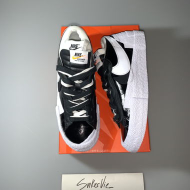 Nike Blazer Low Sacai Black Patent Leather