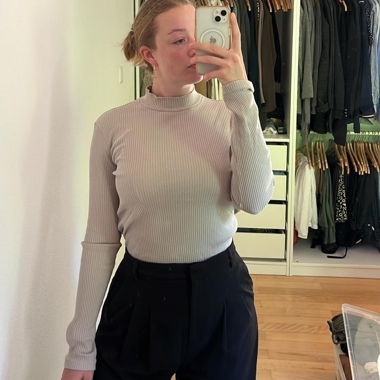 Ribbed Turtleneck Longsleeve