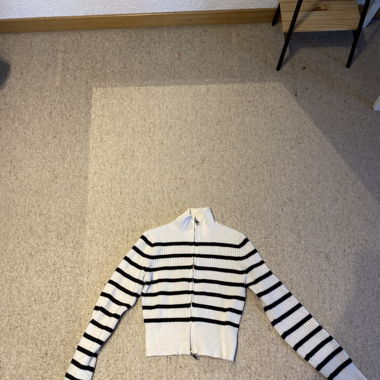 Gestreifte jacke