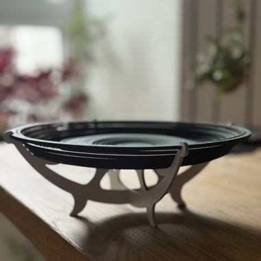 corbeille décorative en bois découpé 