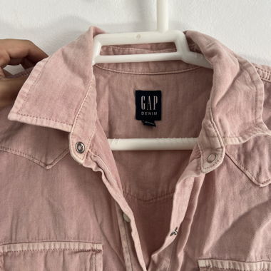 GAP Jeanshemd-Jacke in Rosa
