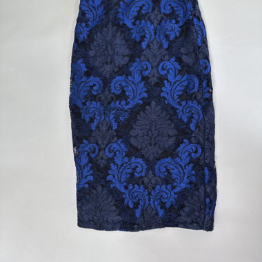 Lipsy london blue lace skirt