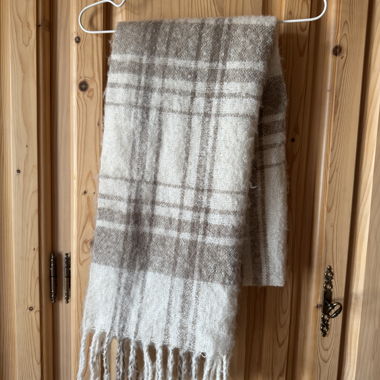 Winter Schal mit Karo Muster