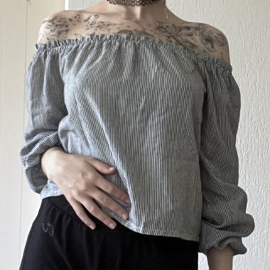 Blouse épaules dénudées