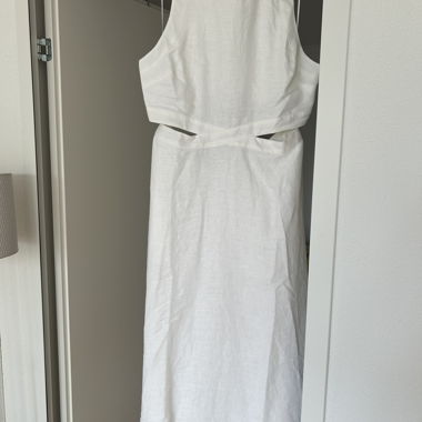 Vestito midi in lino con ritagli Lina di Banana Republic